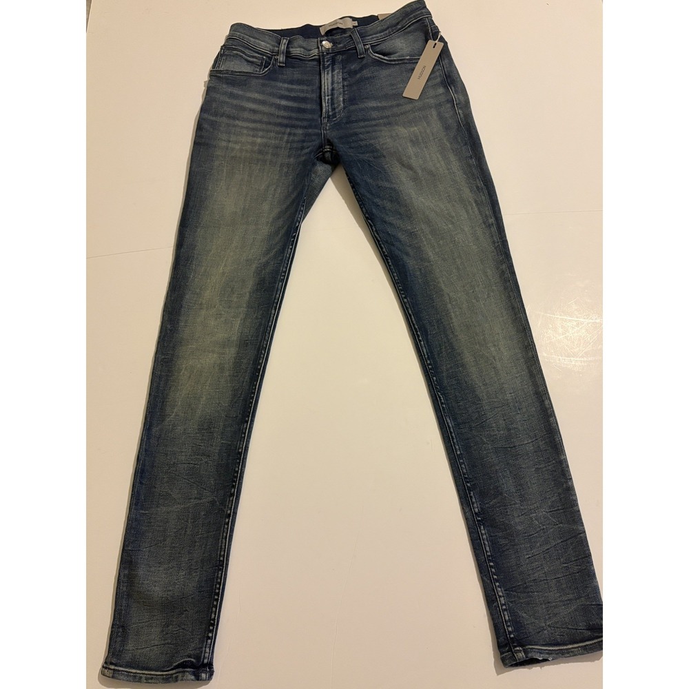 Refined Vintage Hudson Zack Jeans Men's 31x34 Slim Straight Denim (NWT)